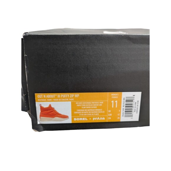 Sorel Out N About™ III Puffy Zip Boots New In Box $150 MSRP Women's 11 - Picture 7 of 7